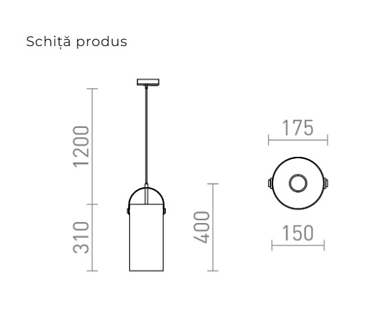 JULIETTA 31 – Pandantiv pentru șină cu 1-circuit [2]