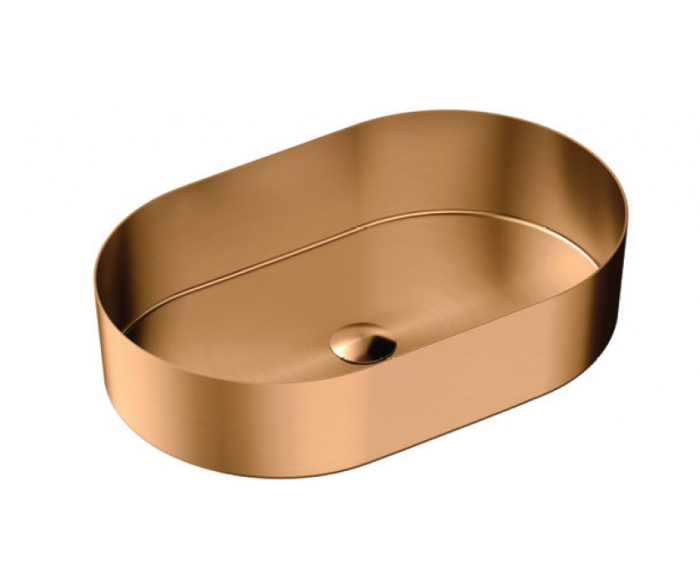 Vas Lavoar JUPITER - 550x350x115, ROSE GOLD [2]