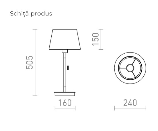 KEITH/ALVIS - lampa de masă [3]