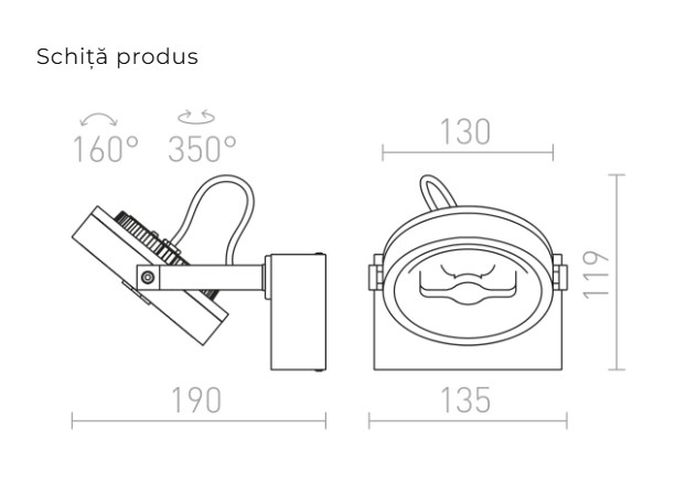 KELLY LED I DIMM - spot luminos [2]
