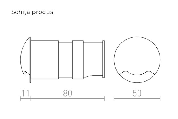 KICK I - Corp LED de orientare pe perete [3]
