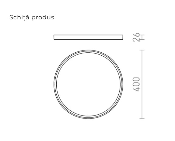 LANA 40 -  CORP DE ILUMINAT MONTAT PE TAVAN [3]
