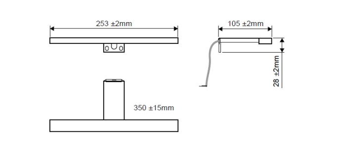 LED SARAY - cu sistem triplu de montare [2]