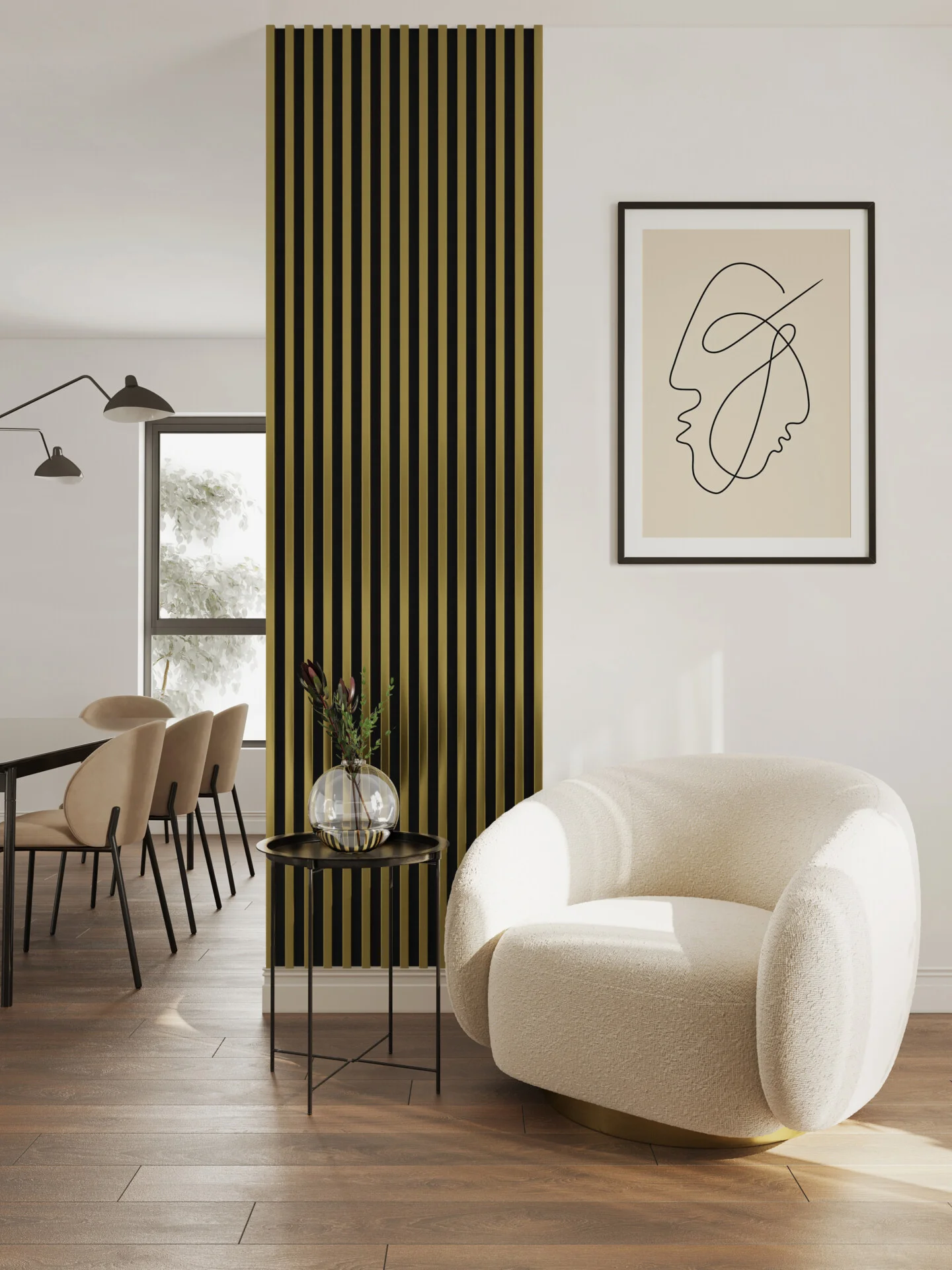 RIFLAJE LINEA SLIM GOLD / BLACK 1 [2]