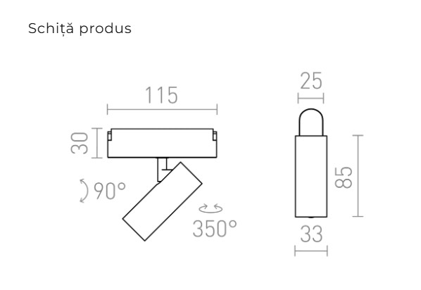 LOKI 8 – Spot LED pentru sisteme VEGA & WAVE 24V [7]