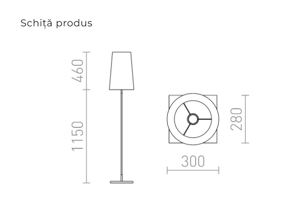LULU – Lampă de podea cu suport [4]