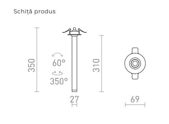 LUMIS 31 – Lumină subtilă cu LED incastrat [3]