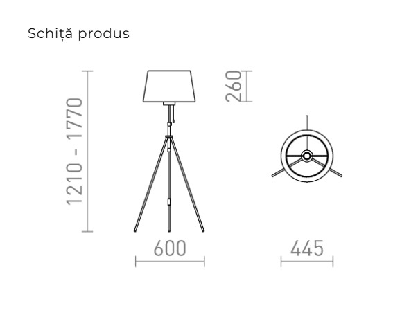 LUTON / RIDICK – Lampă de podea cu suport [2]