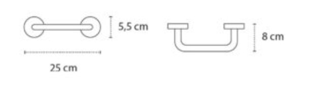 MÂNER 968255 NERO OPACO 25 CM UNO [2]