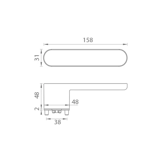 Mâner AVUS ONE cu smart2lock - Gri kasmir [3]