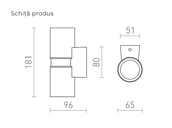 MANO - CORP DE ILUMINAT DE PERETE [3]