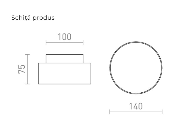 MARLENE 14 - Corp de iluminat montat la suprafață [5]
