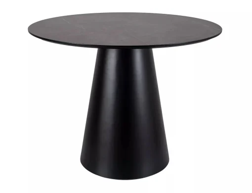Masa Angel marmura gri/negru ø100 cm [2]