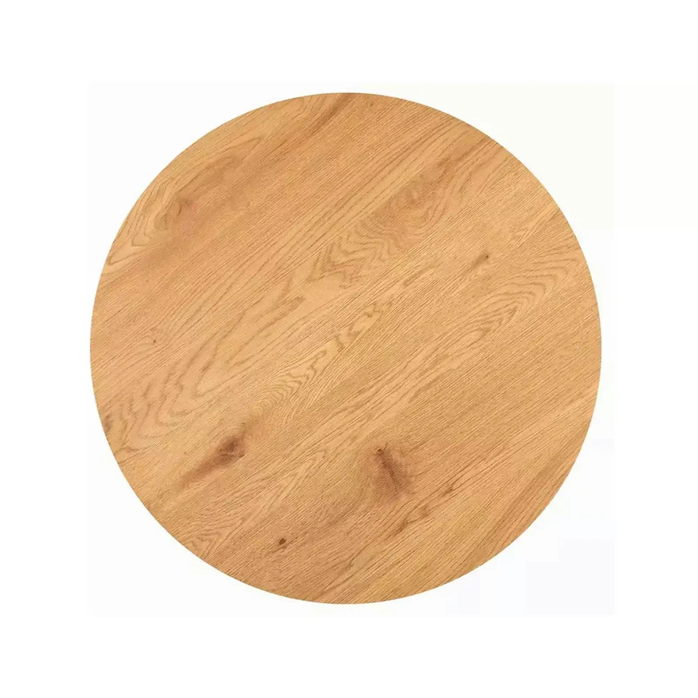 Masa ASTER, stejar/negru, 120x120x76 cm [3]
