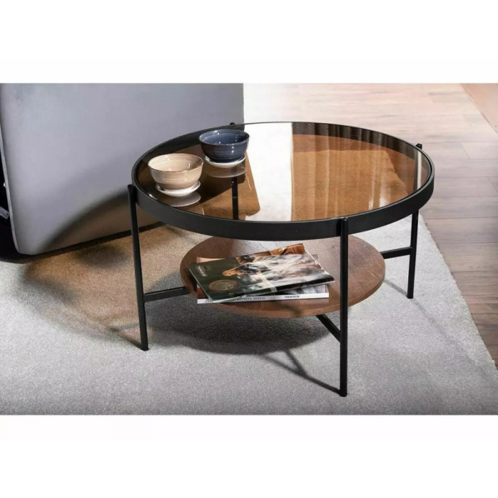 Masa Cafea PRIMA B Nuc/Negru [3]