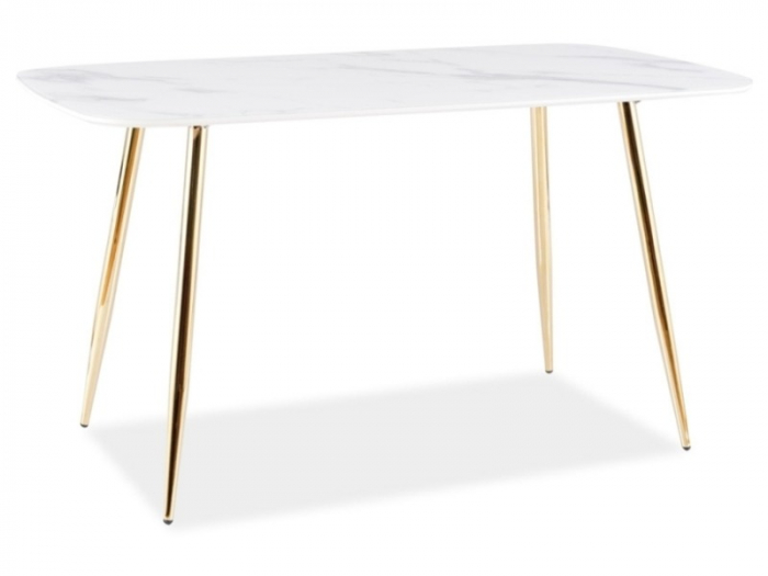 Masa Ceres Marmura Alb/Gold  – H75 [2]