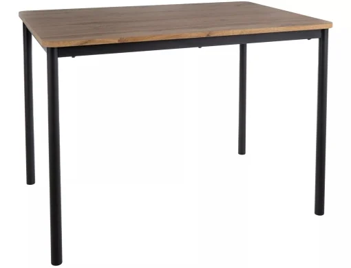 Masa City stejar artizan/negru L110xl75 cm [3]