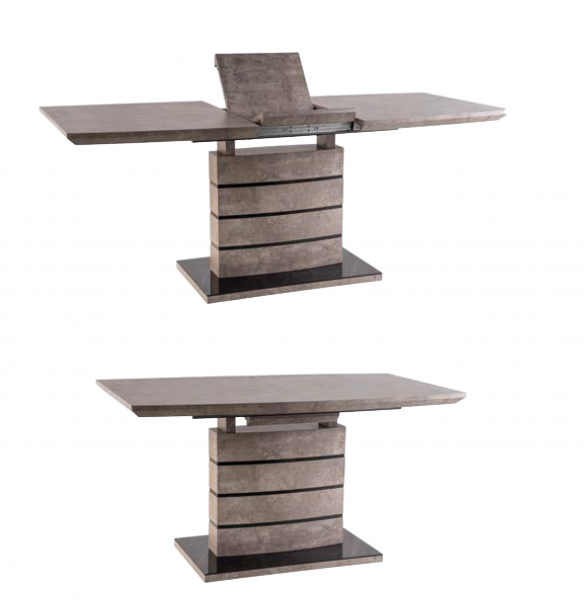 Masa Leonardo Gri Piatra - Extensibila - L 140/180 x I 80 x H 76 cm [2]