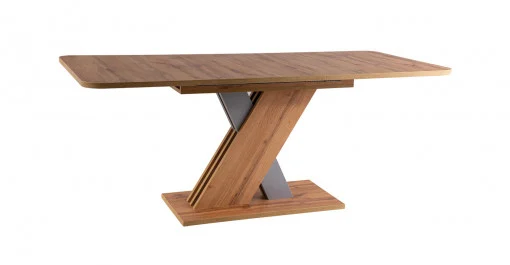 Masa Extensibila Exel stejar wotan/silver L140-180 cm x l 85 x h 76 cm [2]