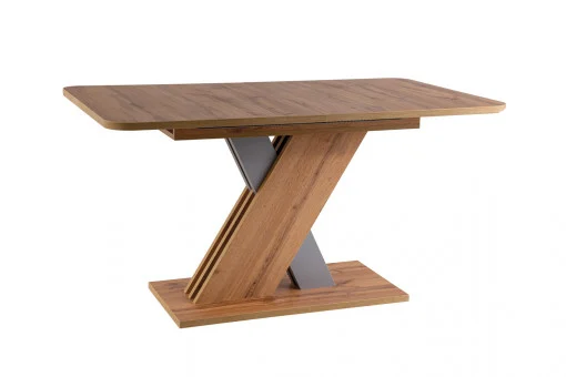 Masa Extensibila Exel stejar wotan/silver L140-180 cm x l 85 x h 76 cm [3]