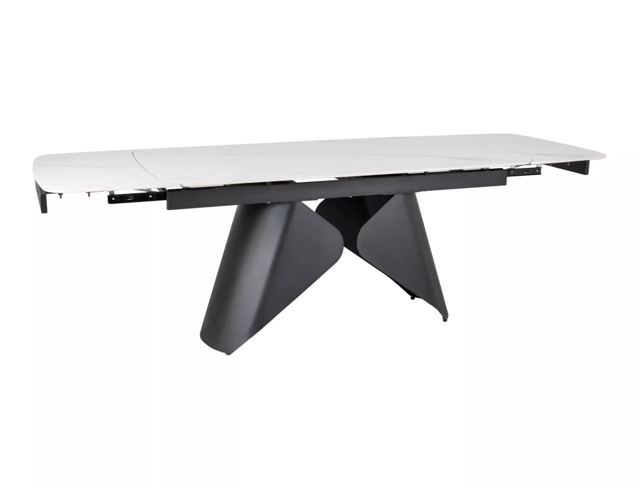 Masa extensibila Armando alb/negru L160-240xl90 cm [2]