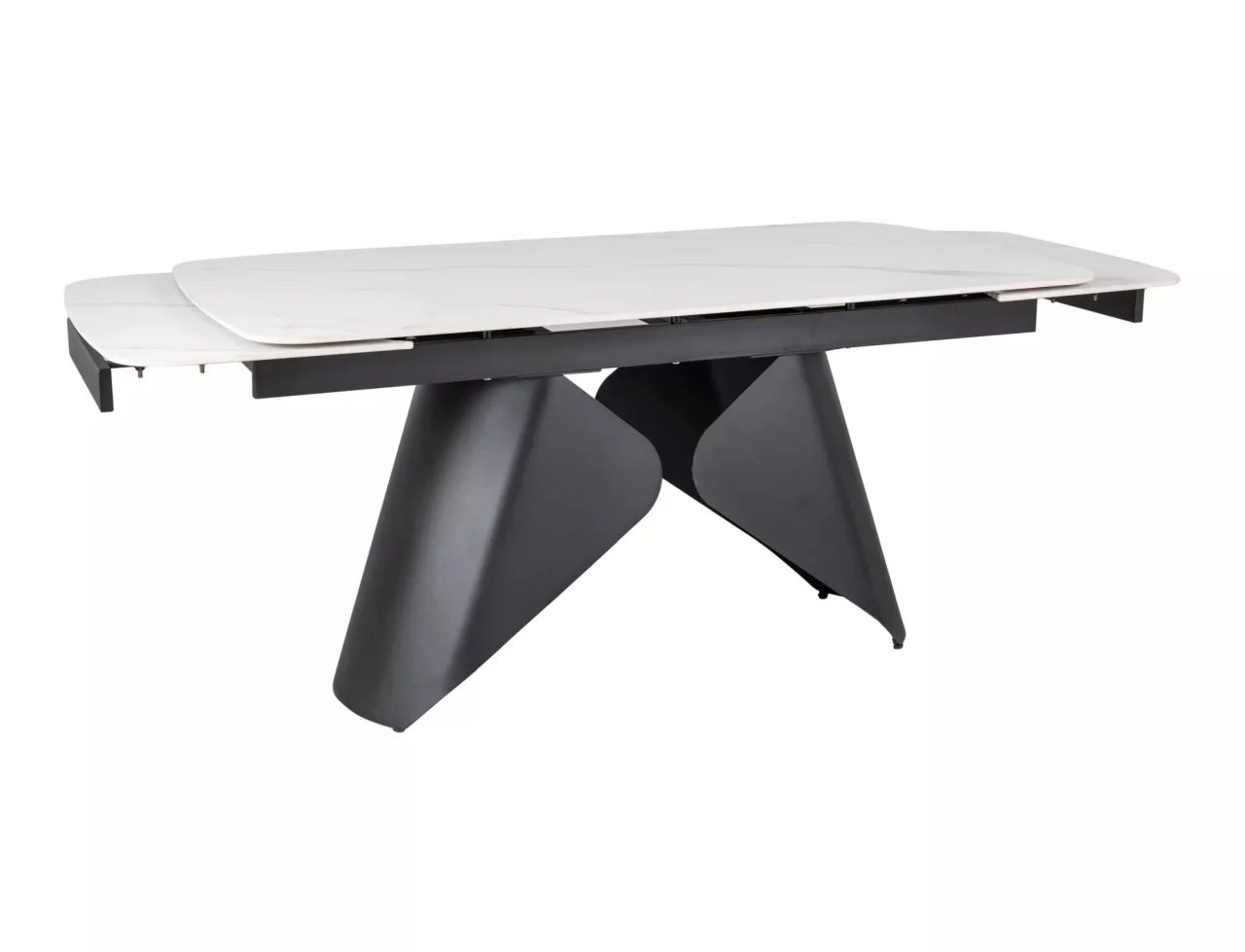 Masa extensibila Armando alb/negru L160-240xl90 cm [5]