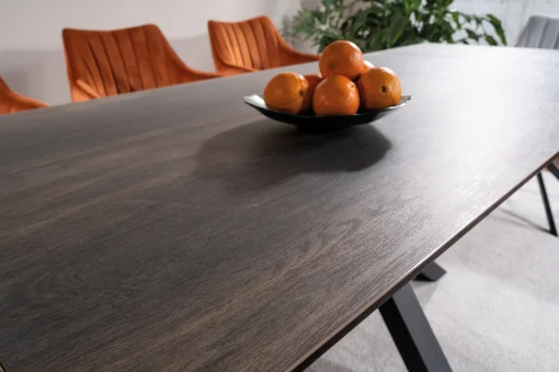Masa extensibila Columbus Ceramic maro LEGNO/negru L160-240 cm [8]