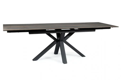 Masa extensibila Columbus Ceramic maro LEGNO/negru L160-240 cm [2]