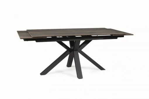 Masa extensibila Columbus Ceramic maro LEGNO/negru L160-240 cm [3]