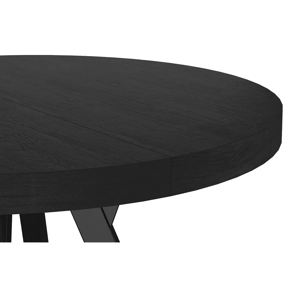 Masa extensibila DOMINGO, negru, 100/250x100x76 cm [4]