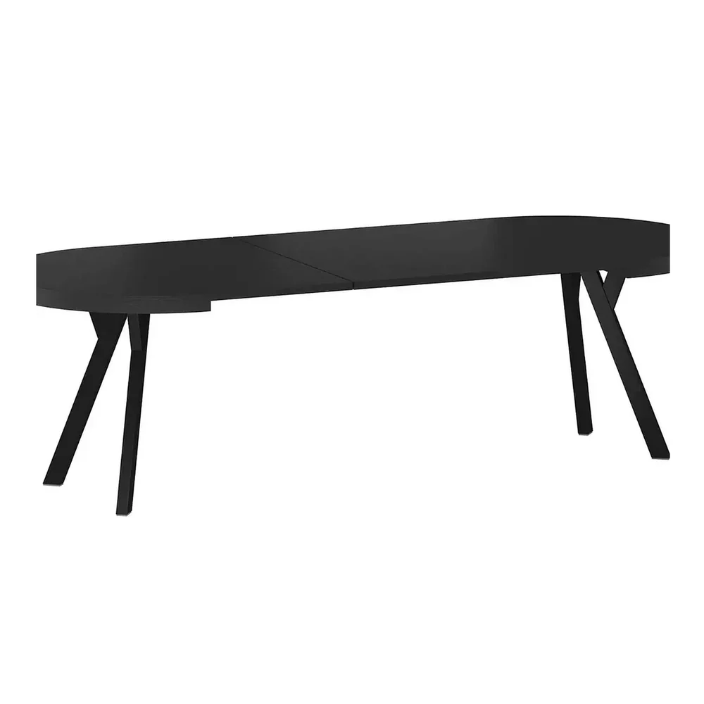 Masa extensibila DOMINGO, negru, 100/250x100x76 cm [2]