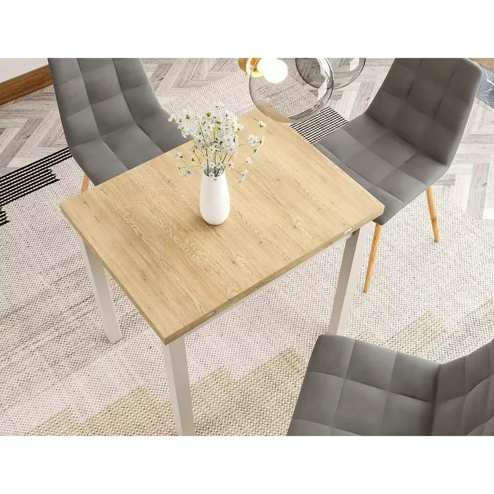 Masa extensibila FLIP, stejar/casmir, PAL laminat [2]