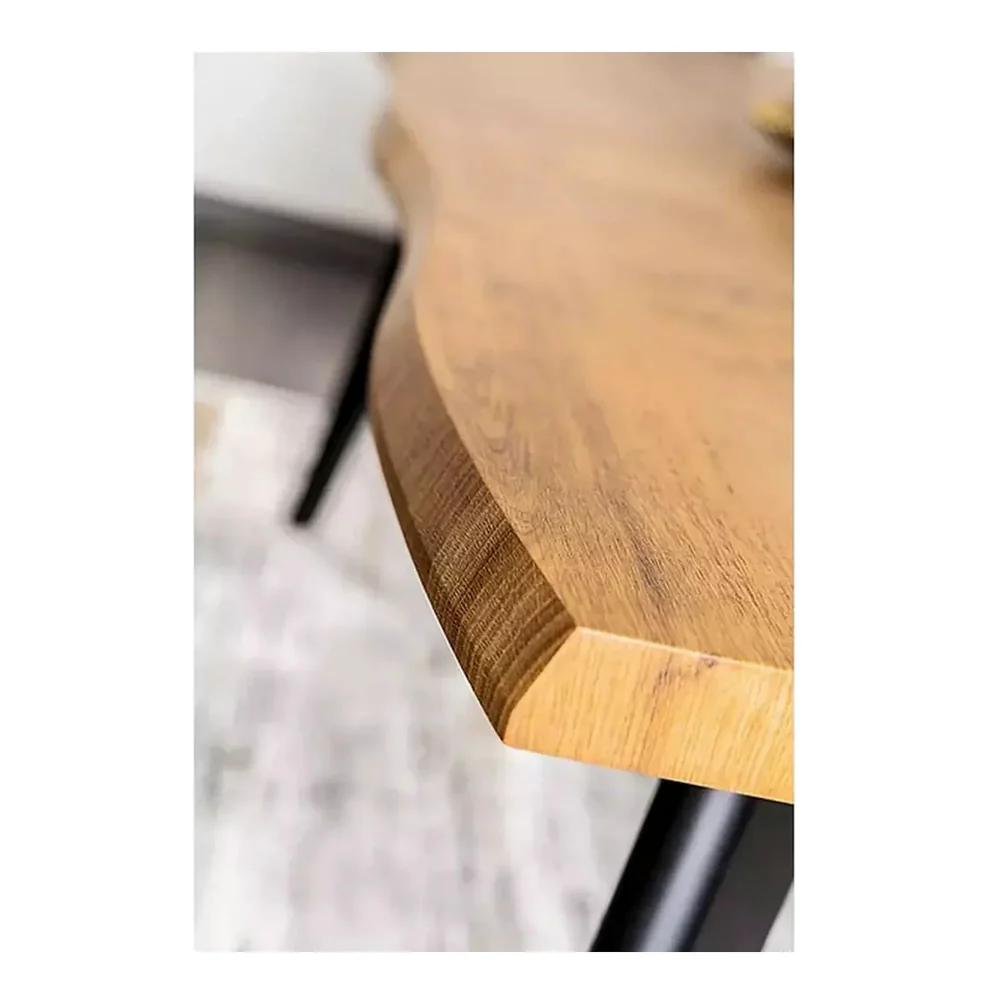 Masa extensibila FRESNO, stejar artisan/negru, 150/210x90x76 cm [6]
