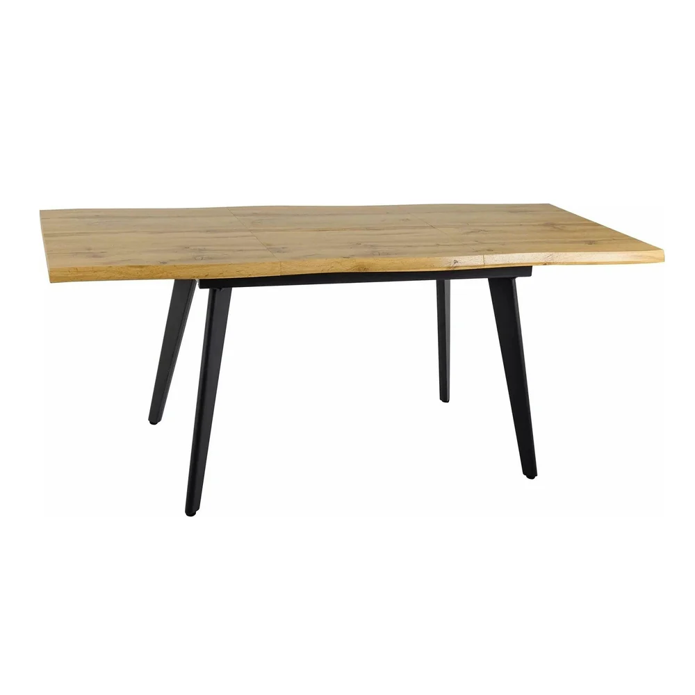 Masa extensibila FRESNO, stejar artisan/negru, 150/210x90x76 cm [3]