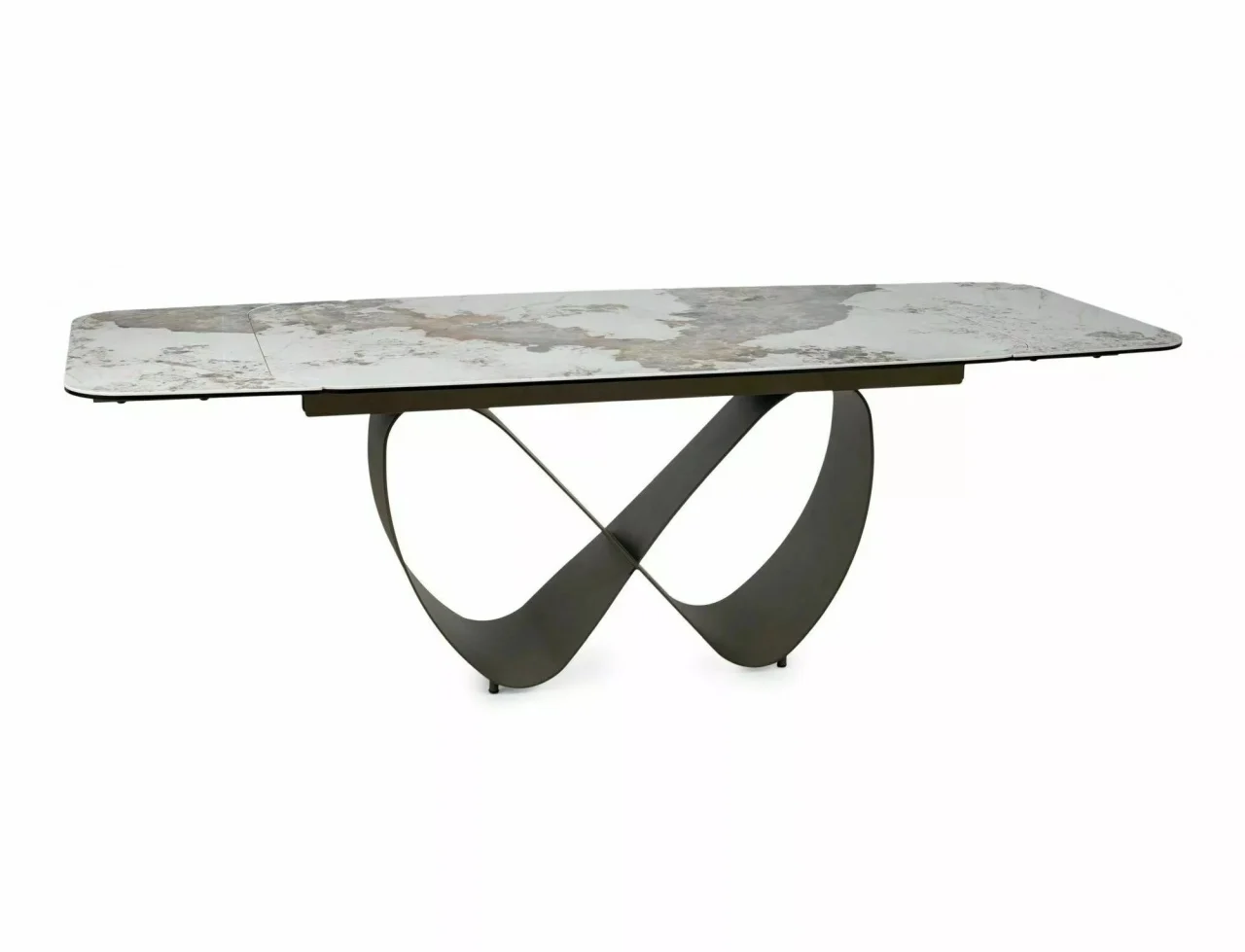 Masa extensibilă Infinity Ceramic bej mat/cupru [4]