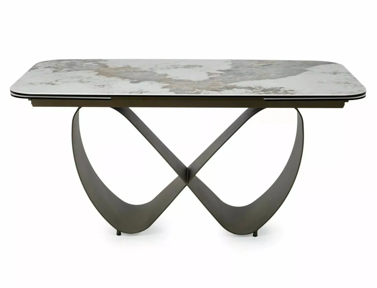 Masa extensibilă Infinity Ceramic bej mat/cupru [2]