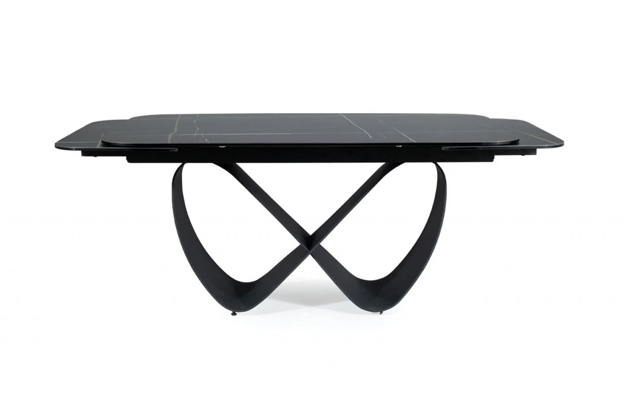 Masa extensibila Infinity Ceramic negru/negru mat [2]
