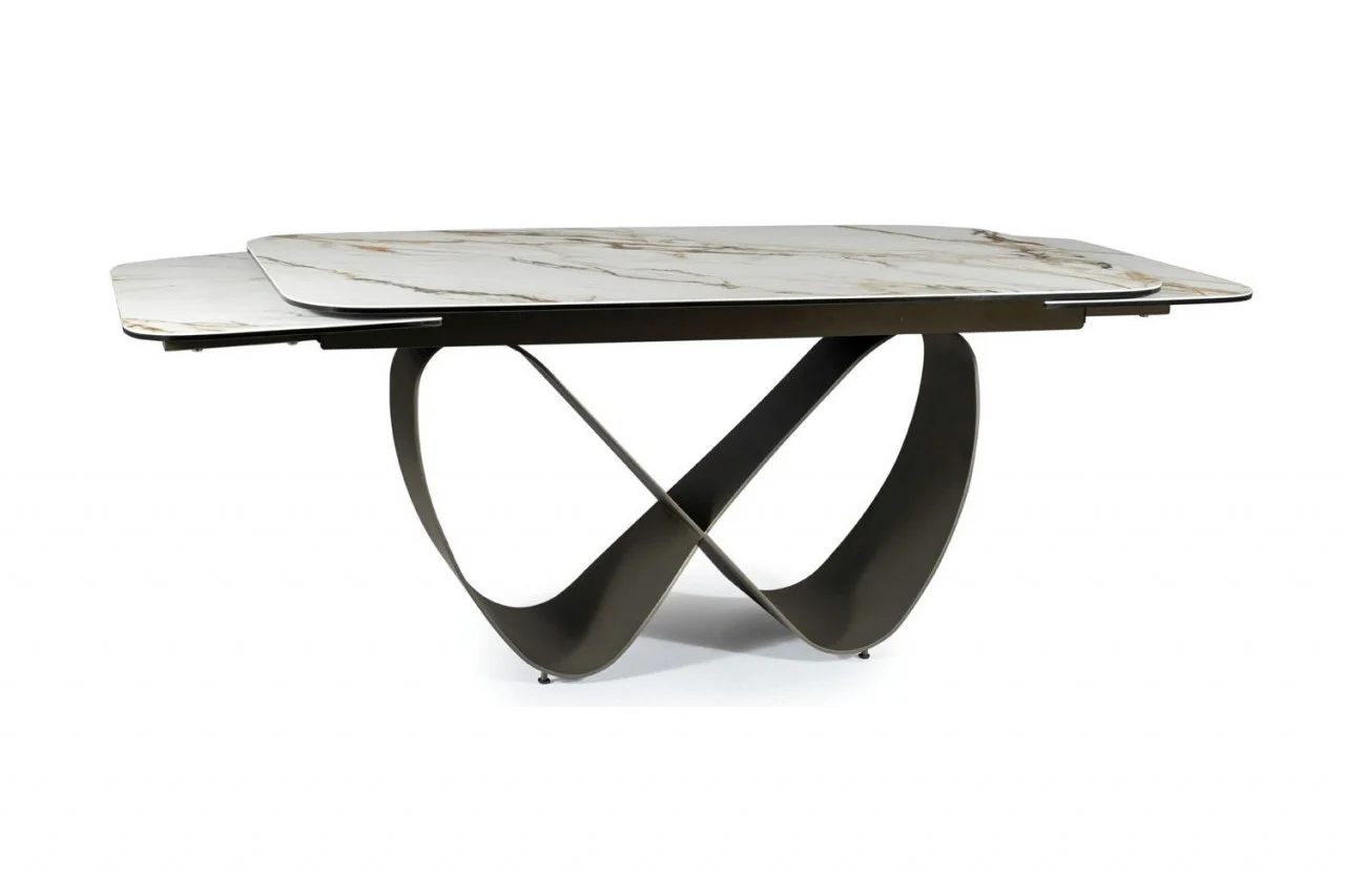 Masa extensibila Infinity Ceramic alb/maro [3]