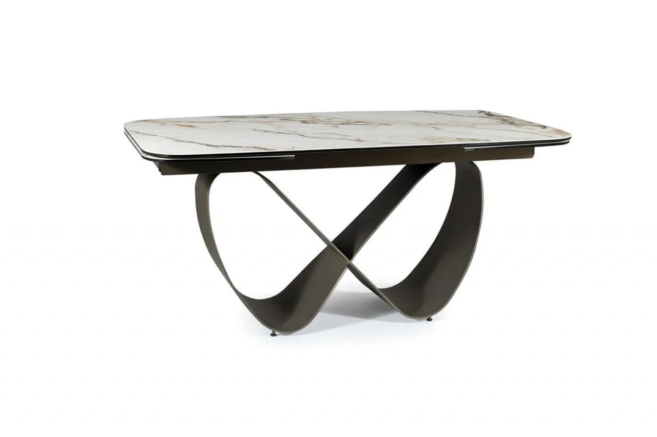 Masa extensibila Infinity Ceramic alb/maro [2]