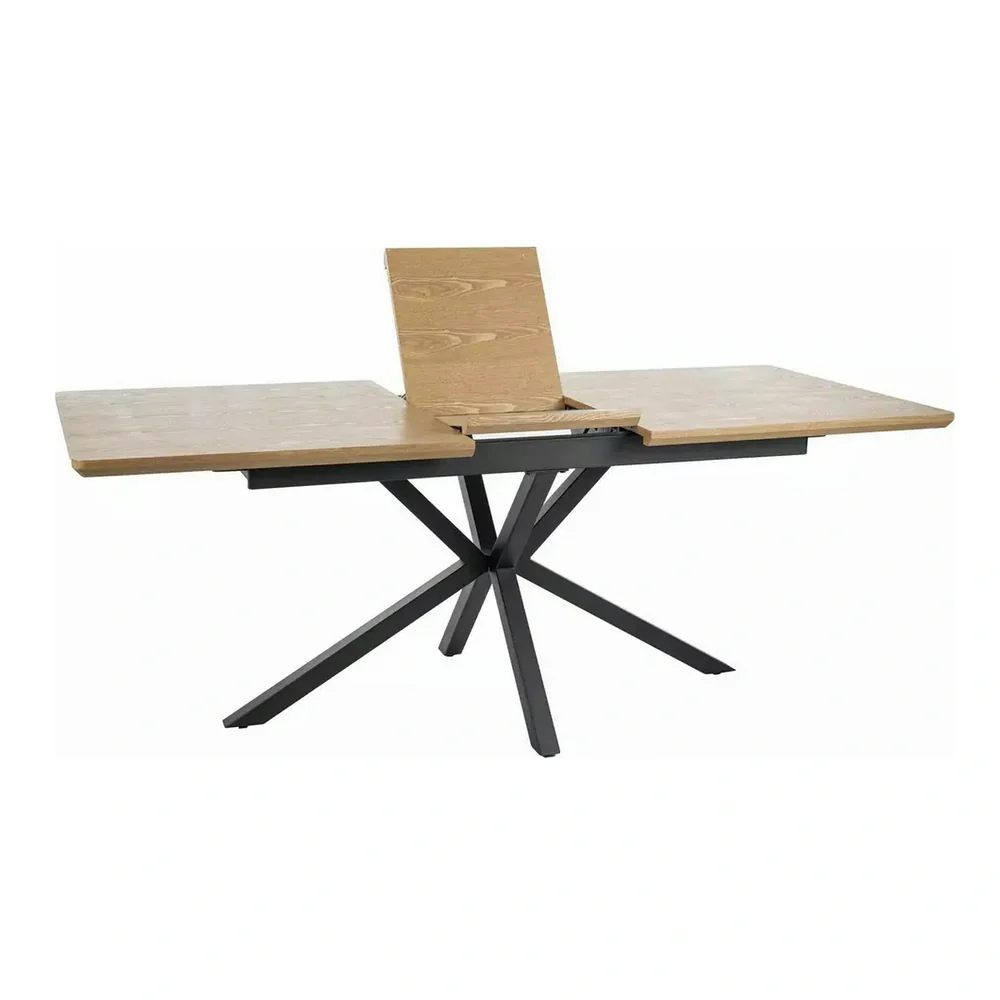 Masa extensibila LOGAN, stejar/negru 160/200x90x75 cm [4]