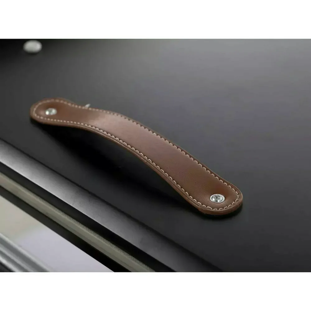 Masa extensibila pentru sufragerie LOGAN, alb/negru, 160/200x90x76 cm [6]
