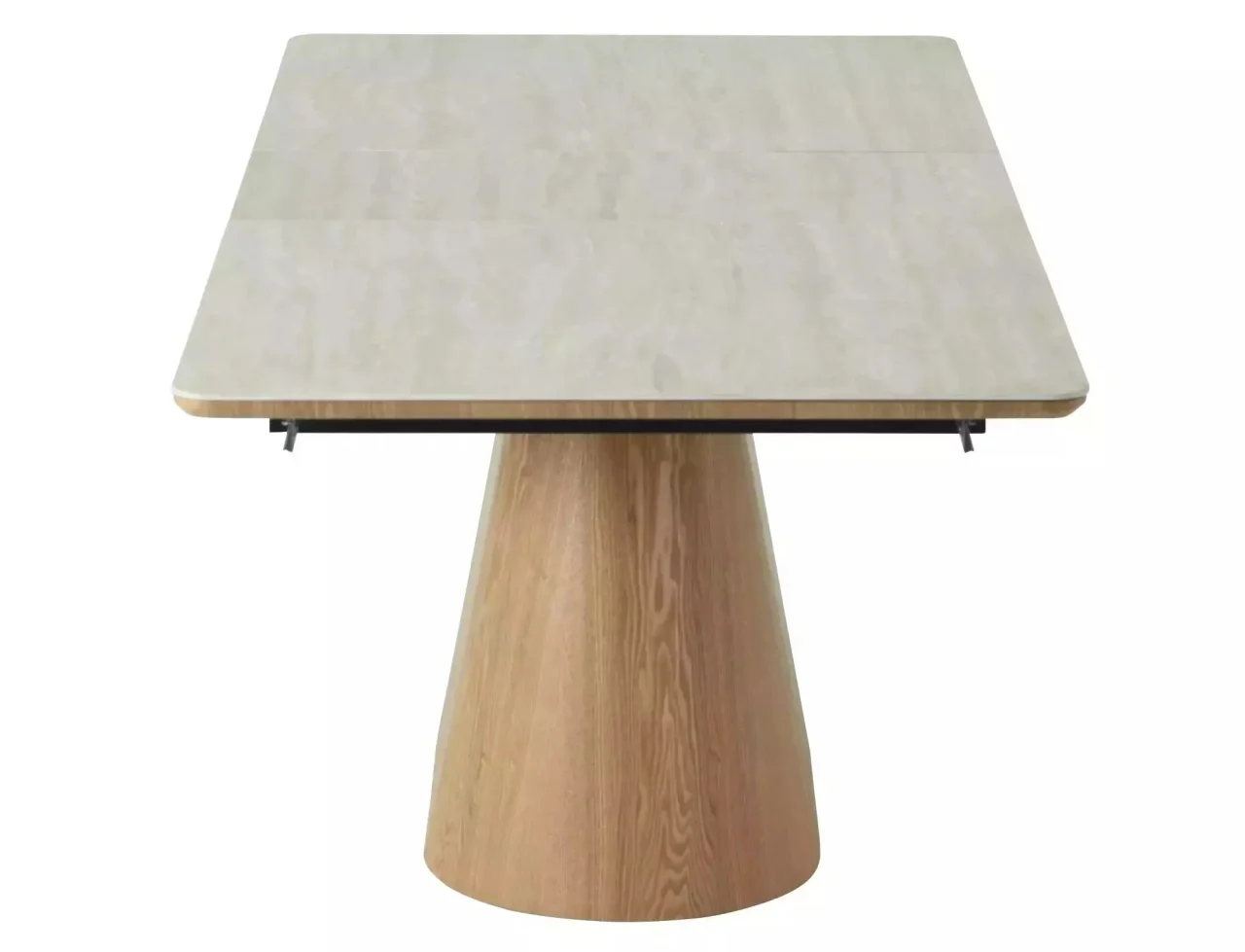 Masa extensibila Monaco travertin bej/stejar L160-200xl90 cm [5]