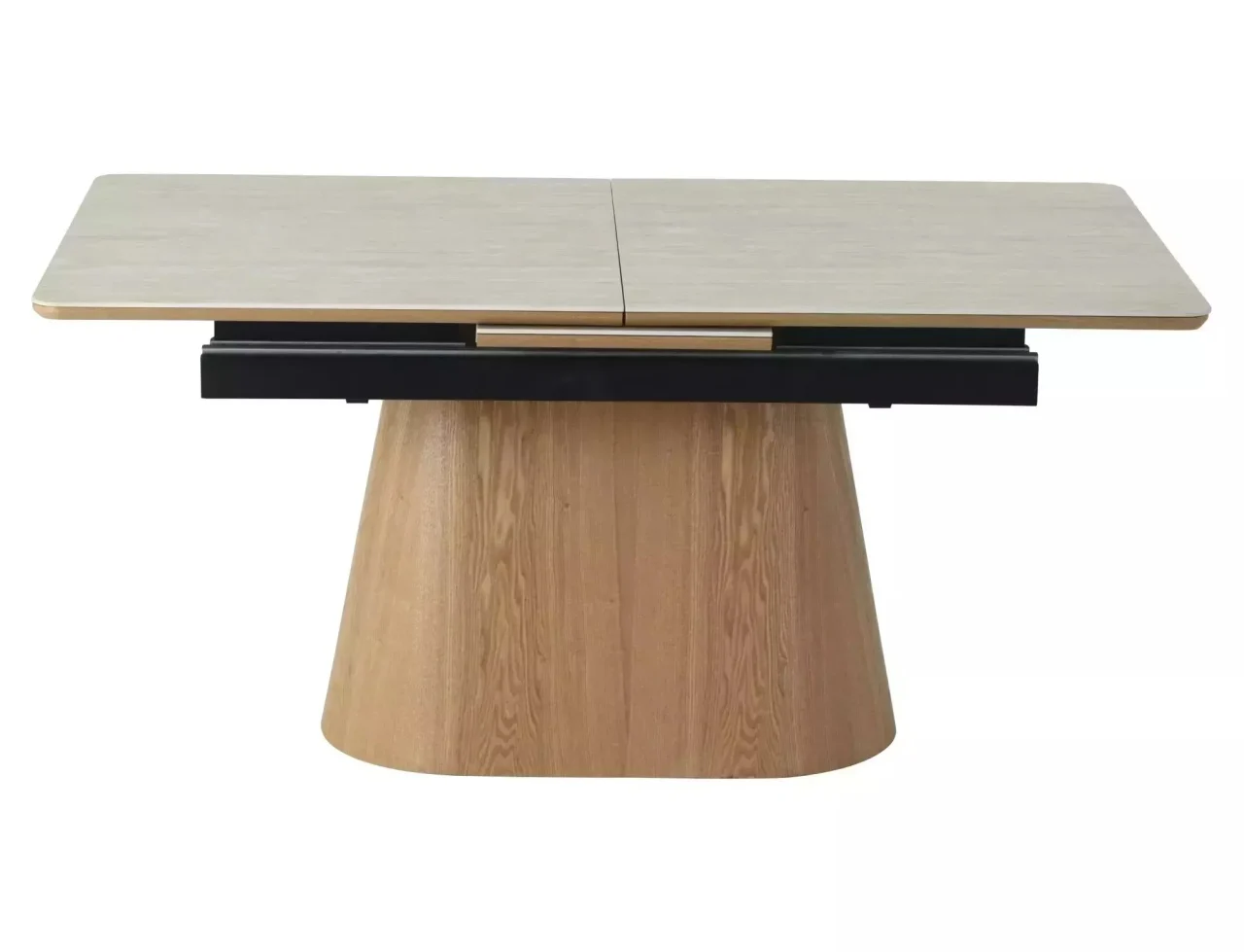 Masa extensibila Monaco travertin bej/stejar L160-200xl90 cm [4]