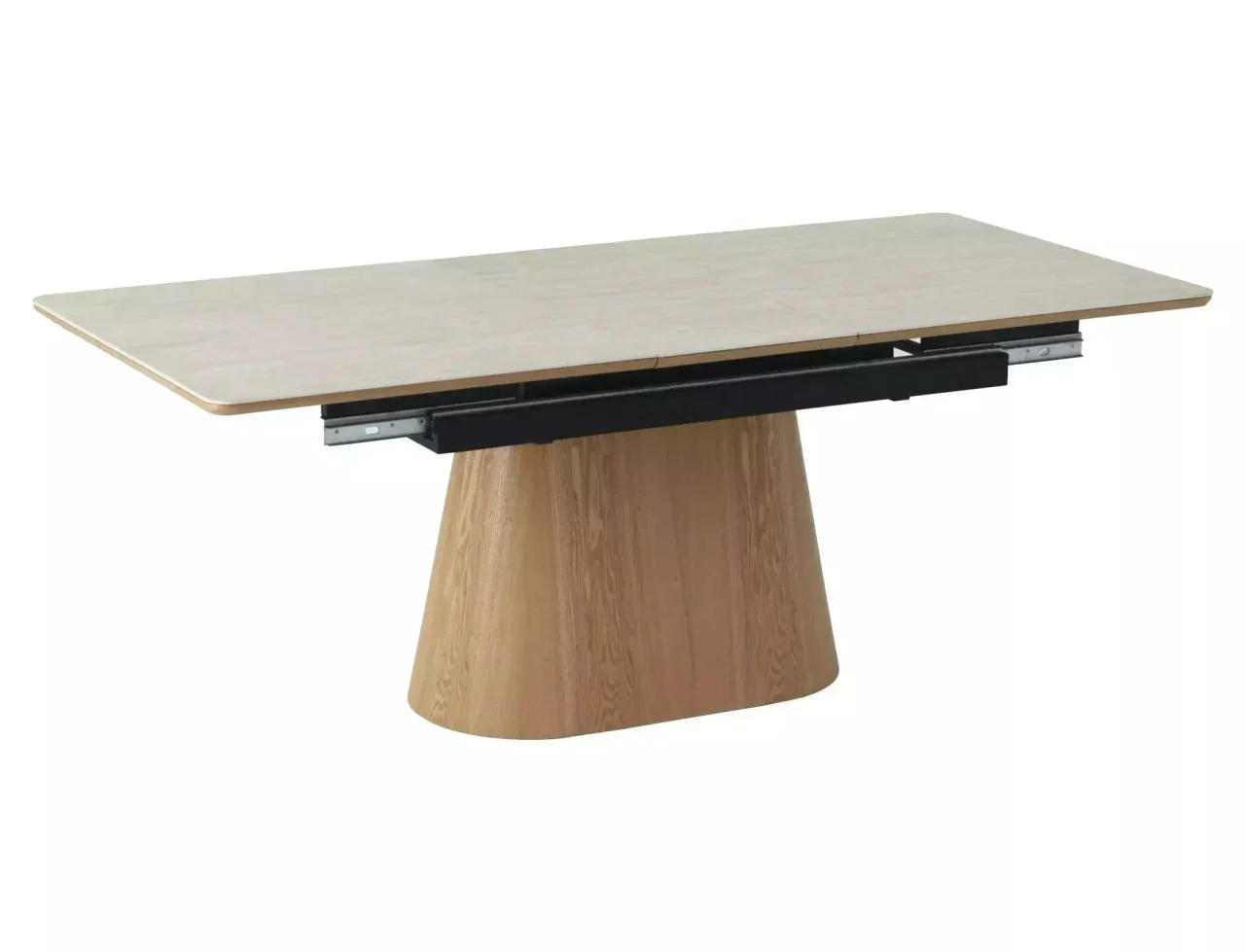 Masa extensibila Monaco travertin bej/stejar L160-200xl90 cm [2]