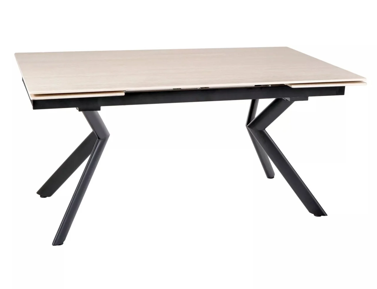 Masa extensibila Norton travertin bej/negru L160-240xl90 cm [5]
