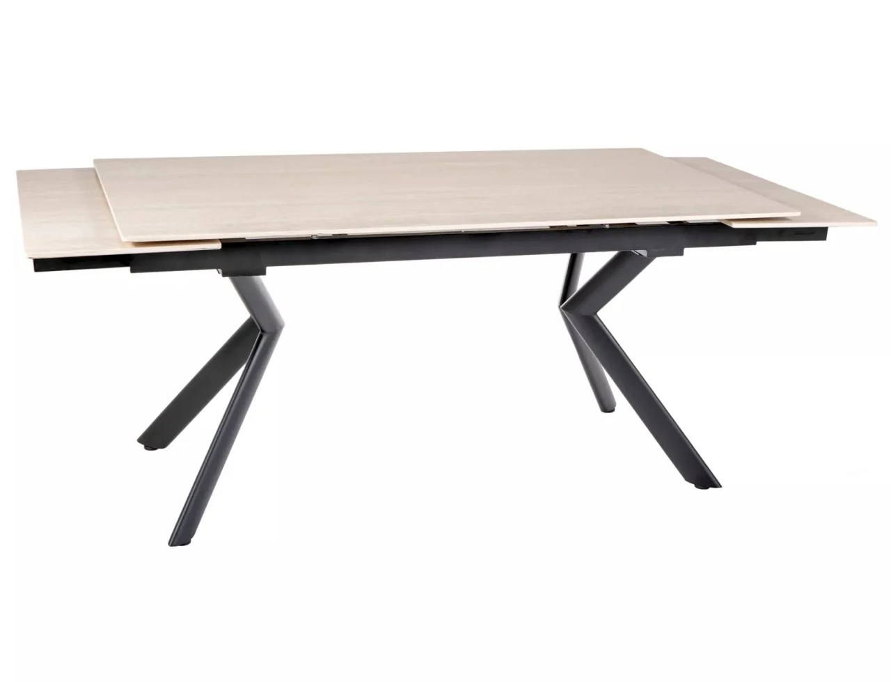 Masa extensibila Norton travertin bej/negru L160-240xl90 cm [6]