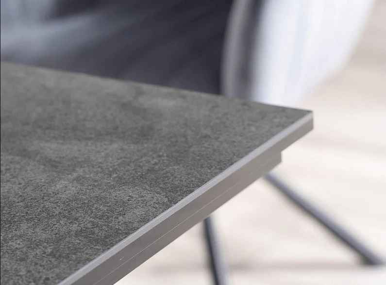 Masa extensibila Salvadore Ceramic gri ANTHRACITE/negru mat [5]