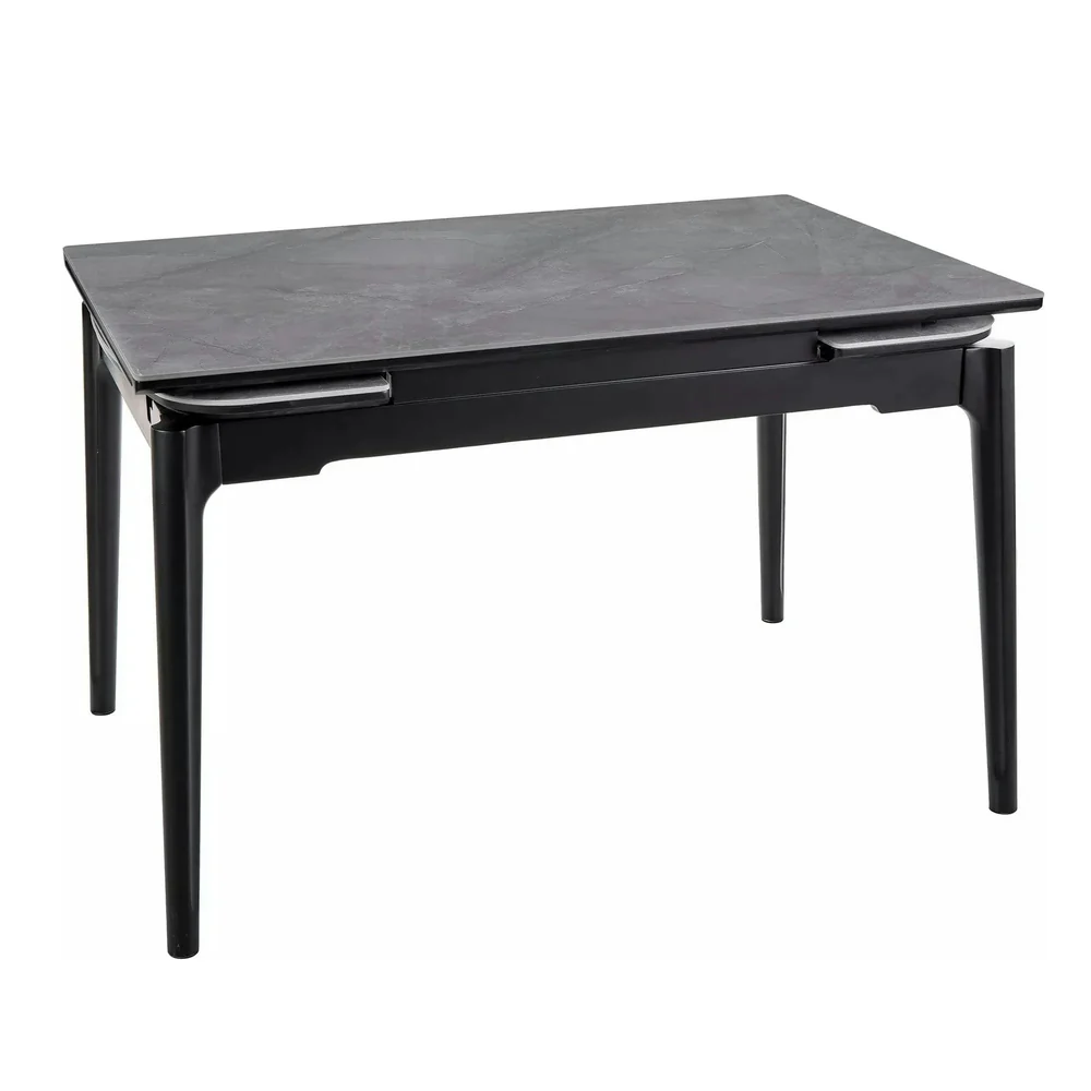 Masa extensibila SENTO, gri cu efect de marmura, 120/180x80x76 cm [5]