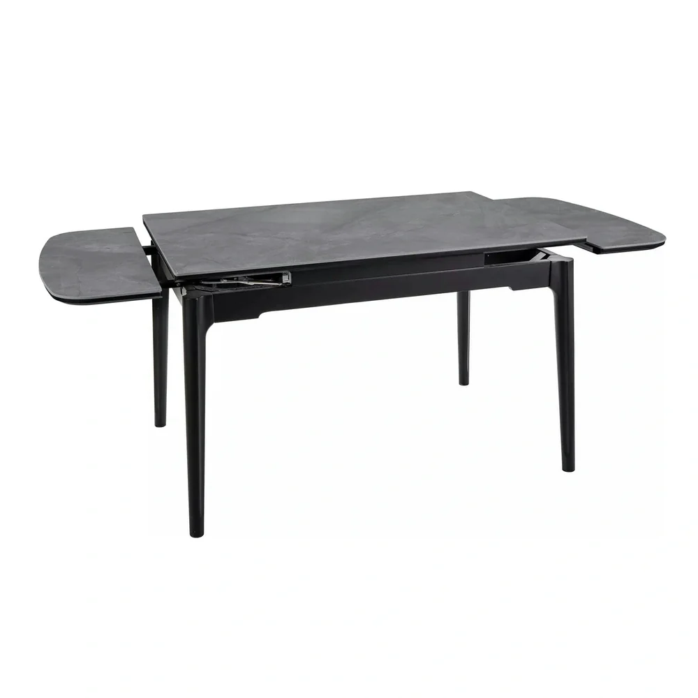 Masa extensibila SENTO, gri cu efect de marmura, 120/180x80x76 cm [3]