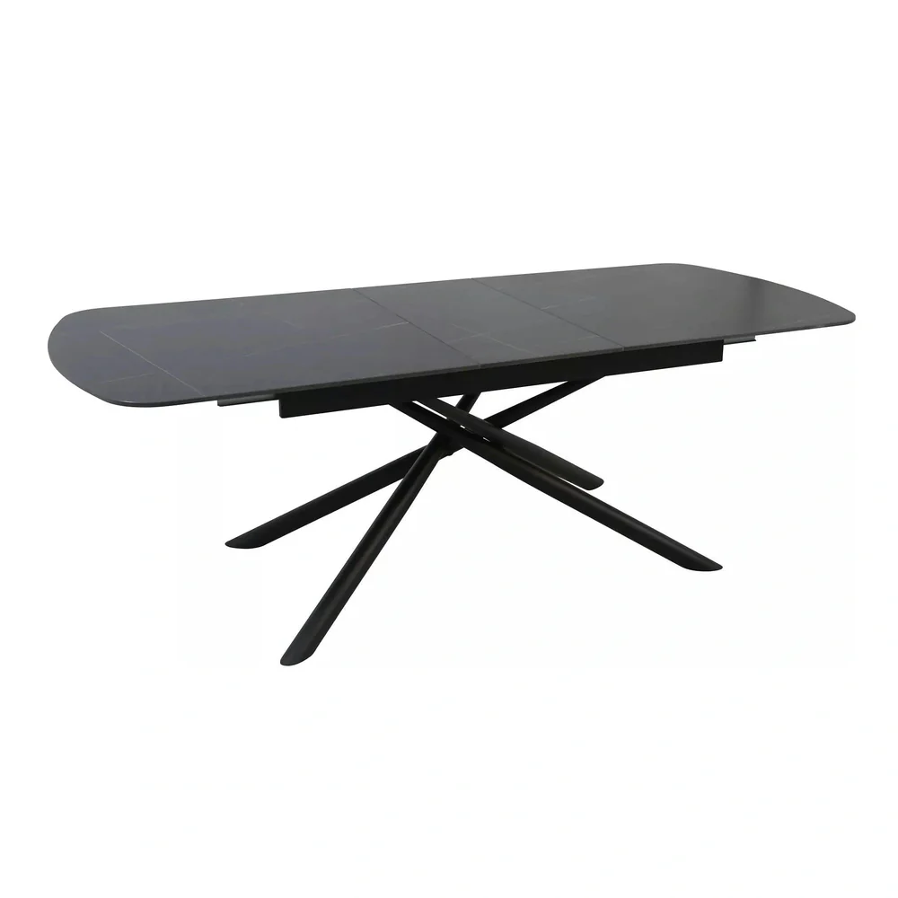 Masă extensibilă VECTOR  negru mat cu efect de marmura [2]